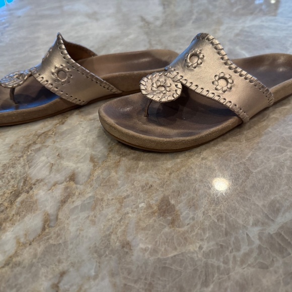 Gold Jack Rogers Comfort Sandal - Picture 2 of 4